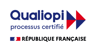 Logo Qualiopi — processus certifié — République française